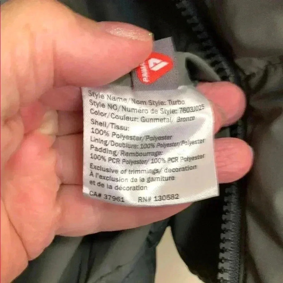 Rip Zone Kids Winter Puffer w Hood, pockets, 100% polyester size XL - Picture 5 of 10